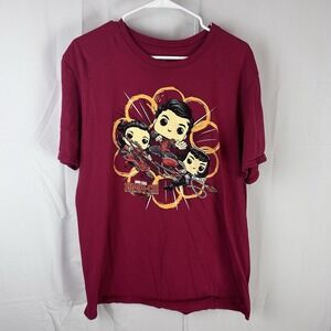 Funko Pop! Marvel Shang Chi & The Legend Of‎ The 10 Rings Red Tshirt Size Large